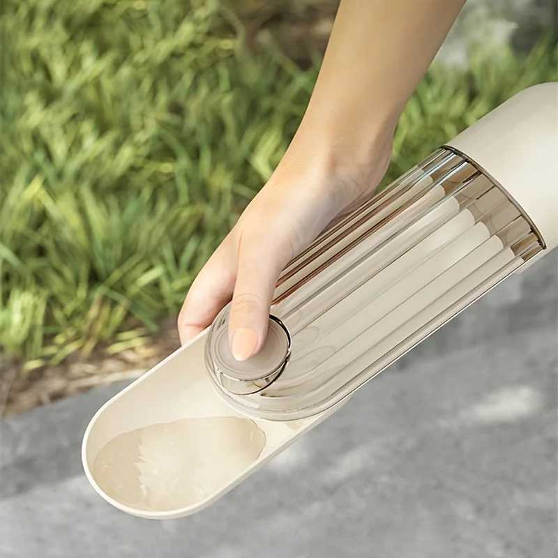 2-in-1 portable pet water dispenser dog water dispenser water bottle dog travel water bowl outdoor pet water dispenser Y250319