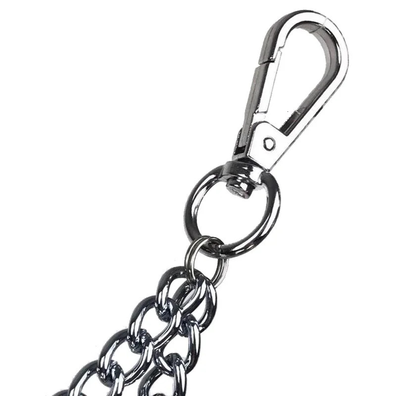 Metal Punk Rock Layered Chain Keychains for Men Women Waist Key Chain Wallet Jeans Hip-hop Pants Belt Chains Jewelry Accessories o250320