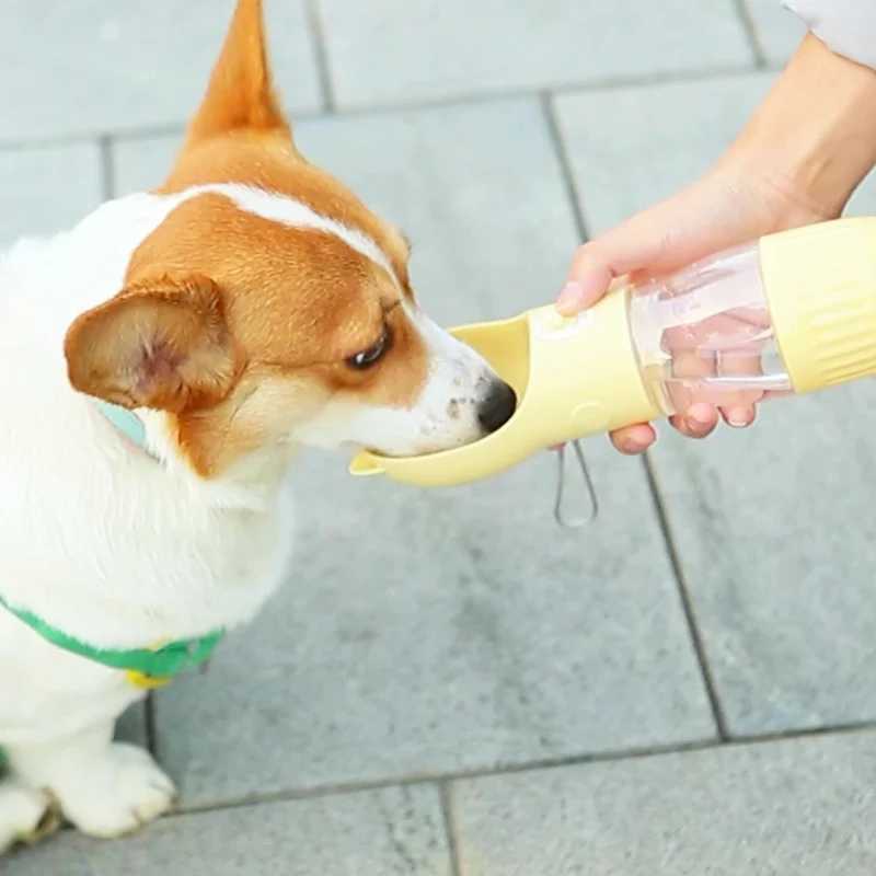 Dog water dispenser for small and medium-sized dogs cats and outdoor leak proof corgi beagle pet products Y250319