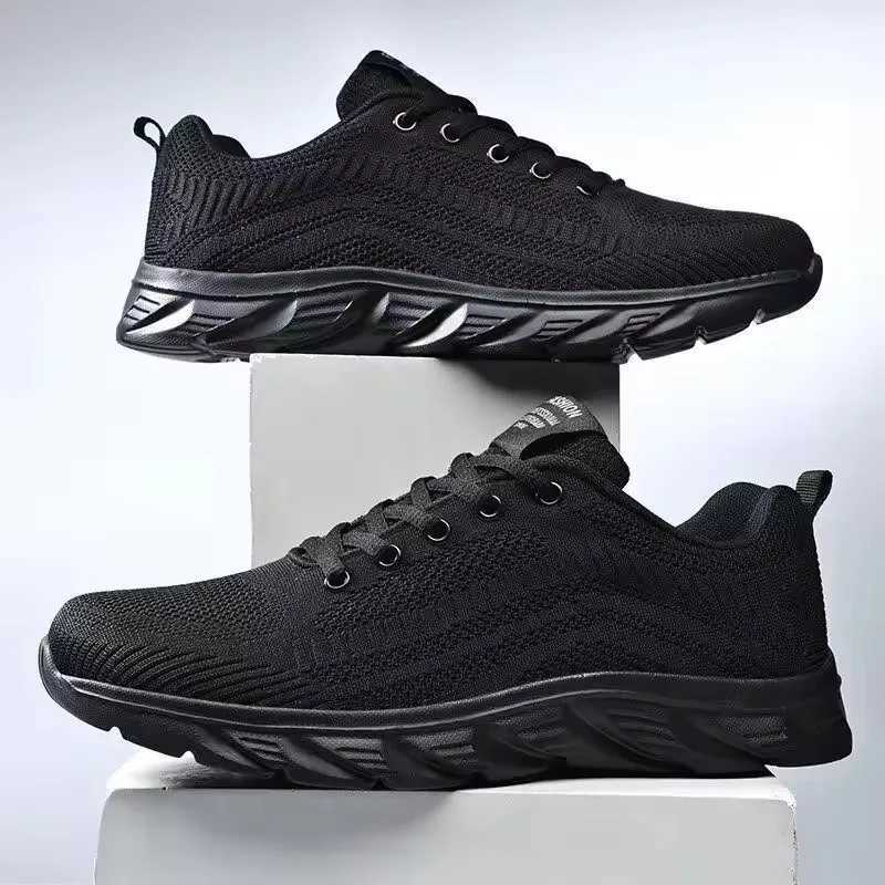Sports Men Running Jogging Shoes Casual Sneakers Outdoor Lace Up Breathable Mesh Light Tennis Outdoor Walking Size 39-46W250320