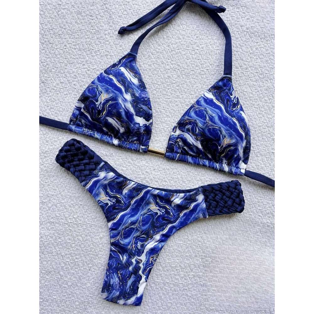 RUOTONSEPT Printed Liquor Mini String High Cut Bikini Woman Swimwear Women Swimwears Two-Piece Bikini Set Swimmer Swimwear