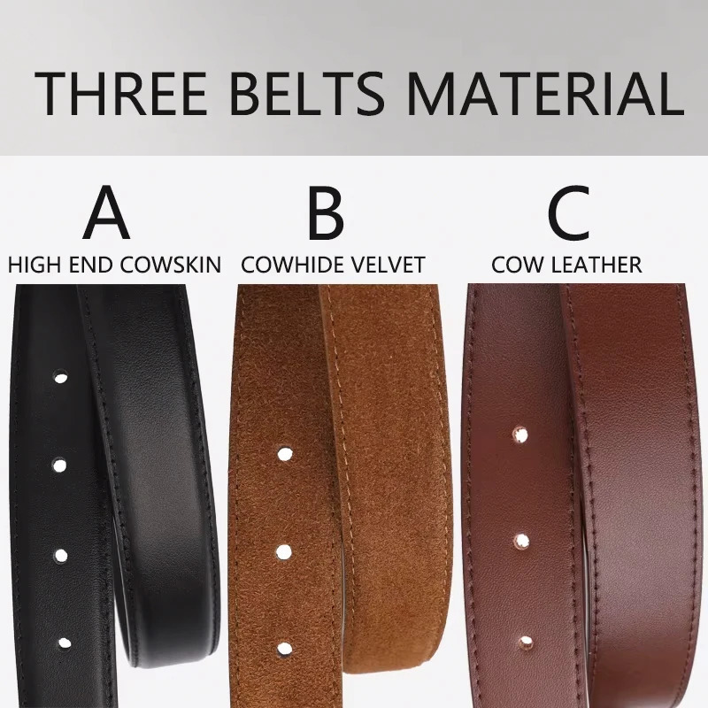 Double Genuine Leather Belt for Women Jeans Casual Dress Square Alloy Buckle Ladies Trendy Belts Fashion Waistband 250320
