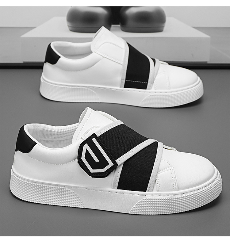 Men's shoes Breathable work non-slip lazy man slip-on small white board shoes men's sports platform low-top casual shoes