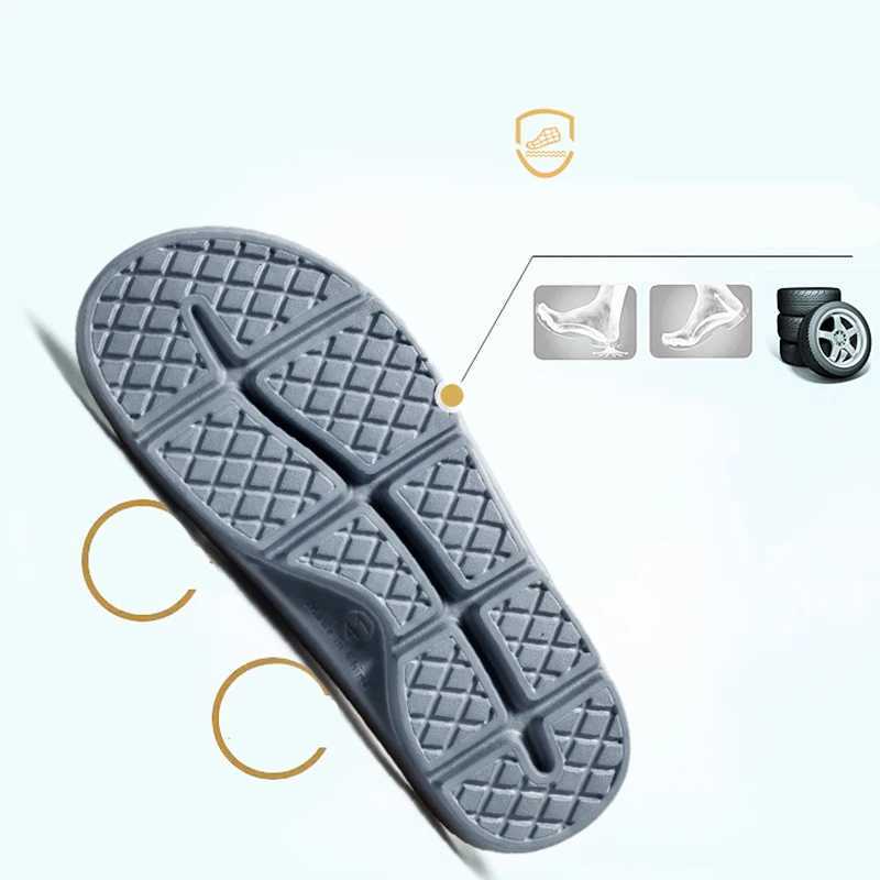 Summer Light Slipper Men Thick-Soled Beach He Outdoor Flip-Flops Arch Shock Absorpti Slippers N-Slip Ciabatte Uo Y250320
