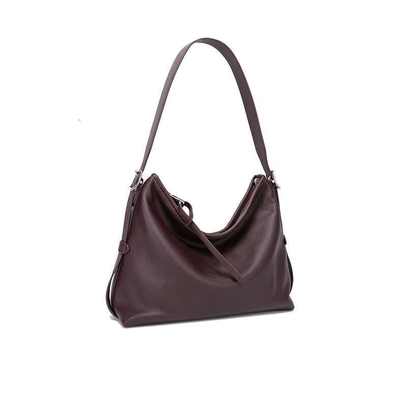 Cowhide Genuine Leather Handbags Women Casual Shoulder Bag Female Fashion Shopping Retro Large Designer Ladies Bags New