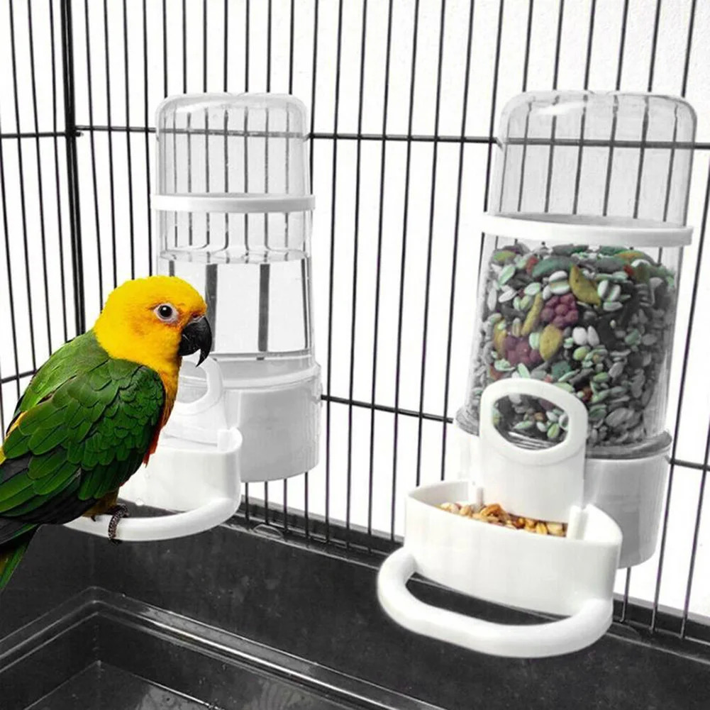 Bird water dispenser feeder automatic birdcage bottle squirrel parrot bird food box supplies 250320