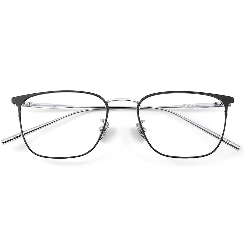 FIRADA Fashion Comfortable Square Eyeglasses Vintage Pure Eyewear Optical Prescription Glasses Frame For Men 30020-C 250228