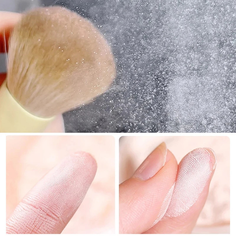 Large capacity ballet dancer compact transparent set powder waterproof oil control high coverage loose powder cosmetics 250319