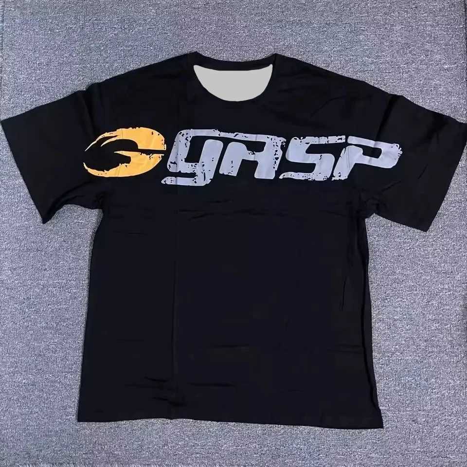 Mens T-shirt New High Quality Mens Gasoline Training Fitness Breathable Large Sport Loose Short Sleeve Mens ShirtT250319