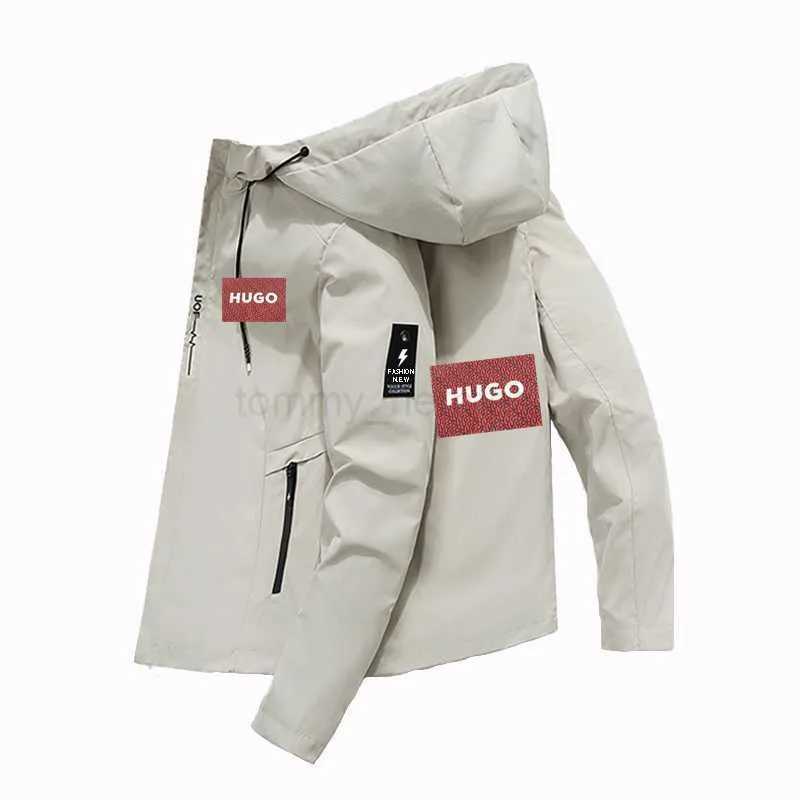 2024 New Spring/Summer Mens Windproof Zipper Jacket Casual High Quality Hooded Base Outdoor SportsW2407247211 2