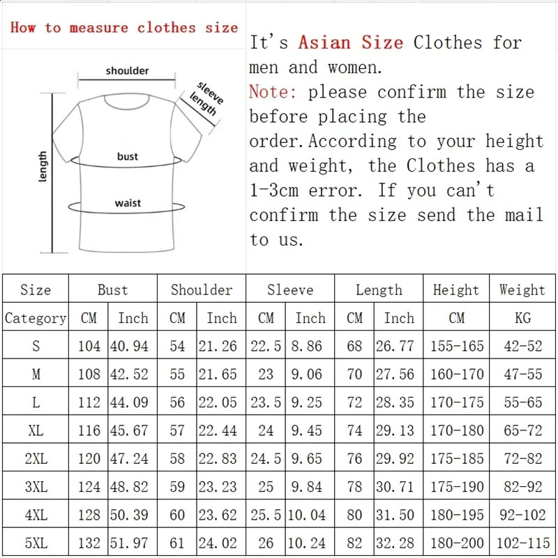 Mens oversized T-shirt mens cotton T-shirt white 5XL casual summer clothing fashionable printed T-shirt mens clothes 250317