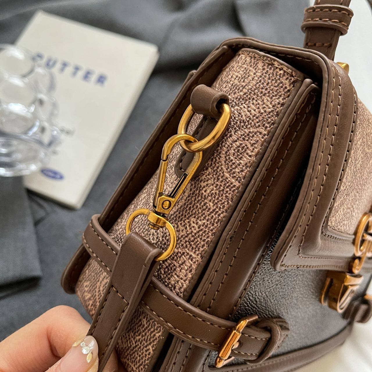 Advanced Style For Women, Niche Light Luxury New Fashionable Small Square Bag, Single Shoulder Crossbody Bag