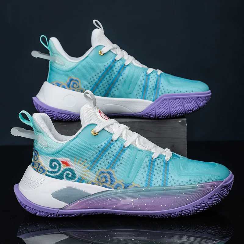 Mens Basketball Shoes Mesh Breathable Field Training Casual Walking Shoes High-top Comfortable Non-slip Basketball Boots for ManW250320
