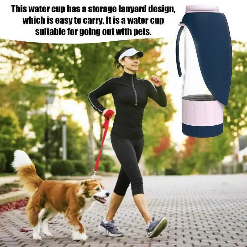 Portable Dog Water Bottle 300ml Leakproof Dog Drinking Bottle Dog Water Bottle Travel For Walking Hiking Camping Picnicking Y250319