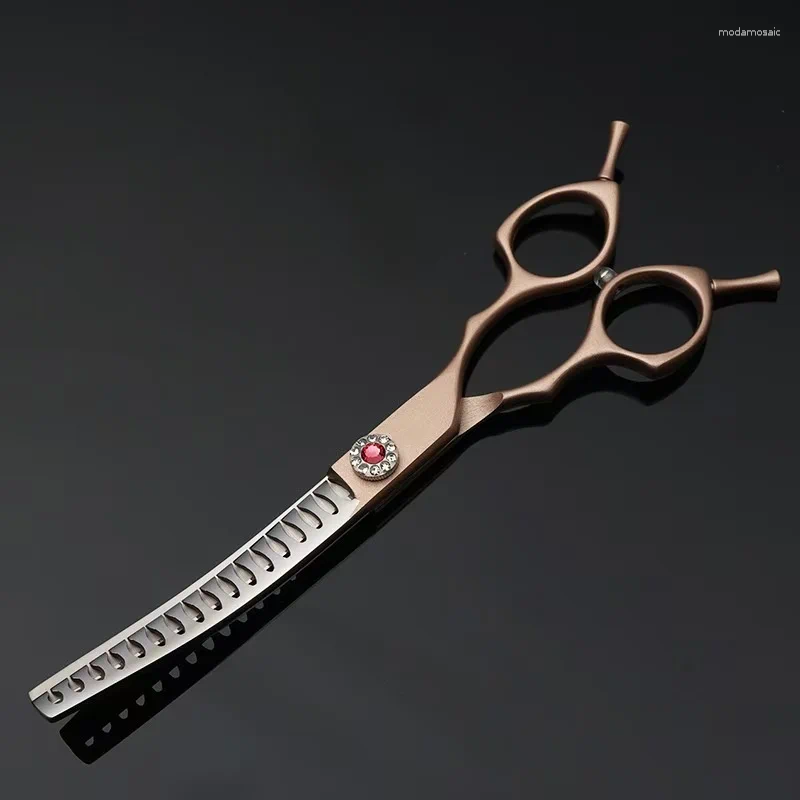 Inch Dog Curved Chunkers Shears Thinning Scissors Stainless Steel Grooming Special Designed For Pet
