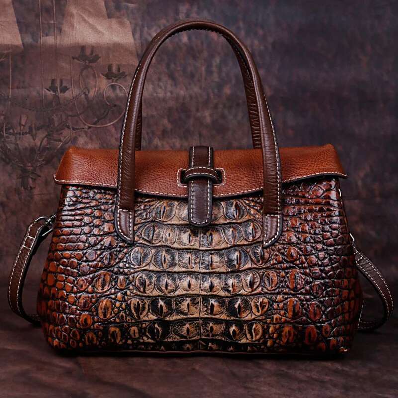 MOTAORA Green Small Women Shoulder Bags Genuine Leather Designer Handbags Ladies Alligator Handbag For Phone Bag 2025