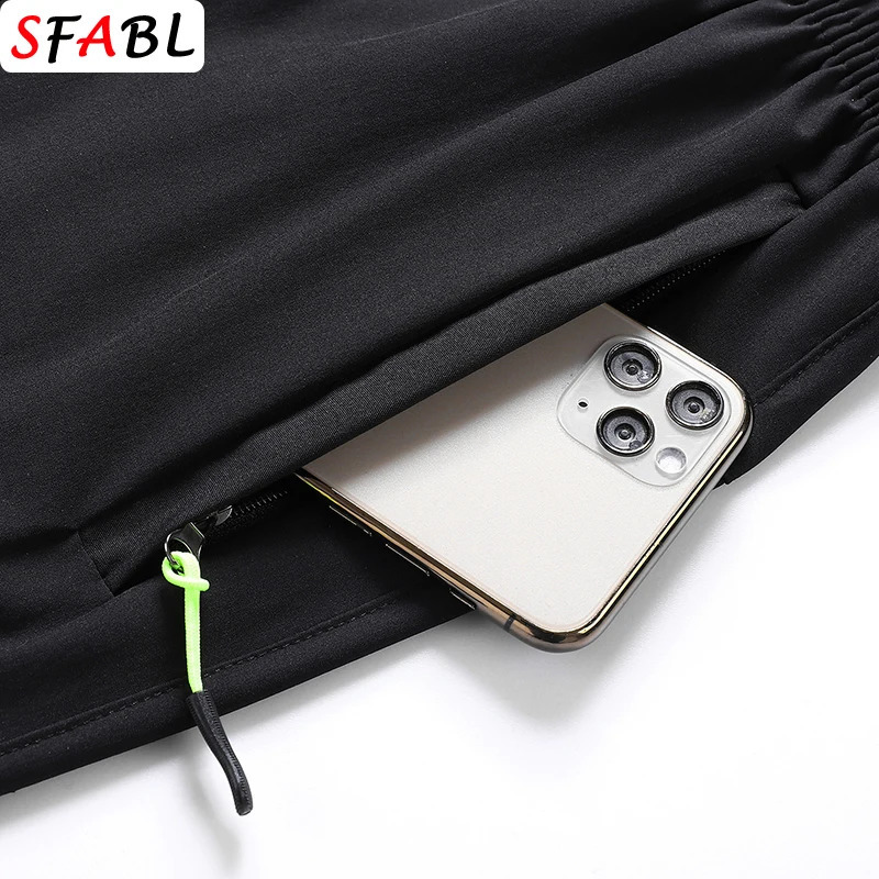 Quick drying and breathable mens board shorts for fitness elastic jogging running runners summer gym exercise clothes at the bottom 250312