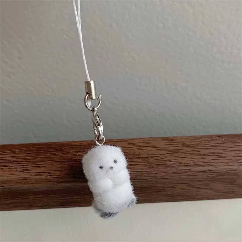 Cartoon Creative 3D Sea Otter Keychain Pendant Car Keychain Luxury Backpack Decoration Accessories GiftXJ250319