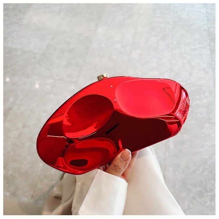 design metal acrylic shaped stone handbag 2025 new elegant fashionable and exquisite small bag for banquet