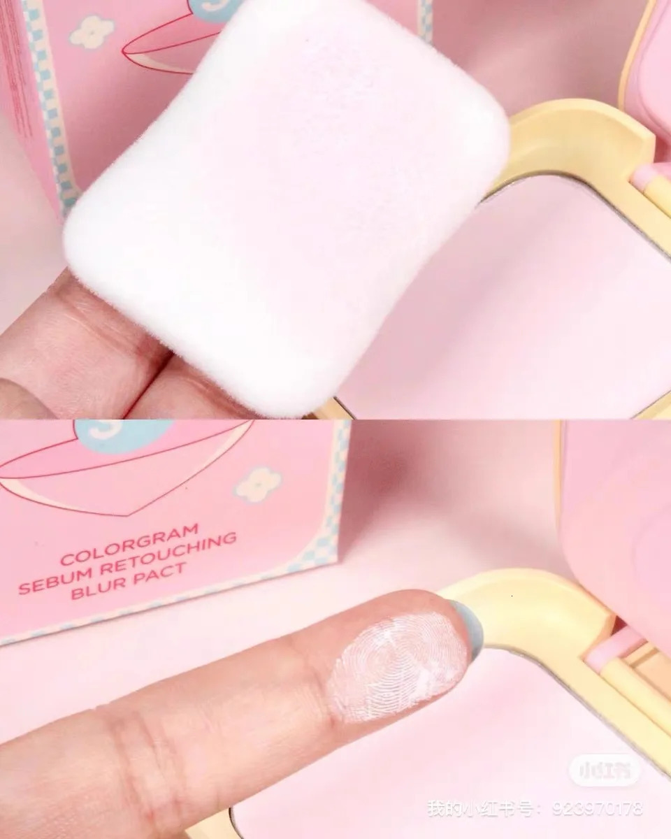 Korean Makeup Colorgram Pink Powder Setting Powder Oil-control Long-lasting Brighten Conceal Pores Rare Beauty Female Cosmetics 250319
