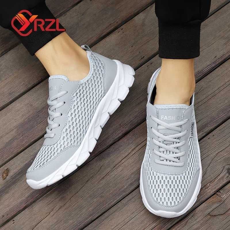 YRZL Mens Tennis Lightweight Breathable Mesh Athletic Shoes Outdoor Jogging Running Walking High Quality Sport Sneakers for MenW250320