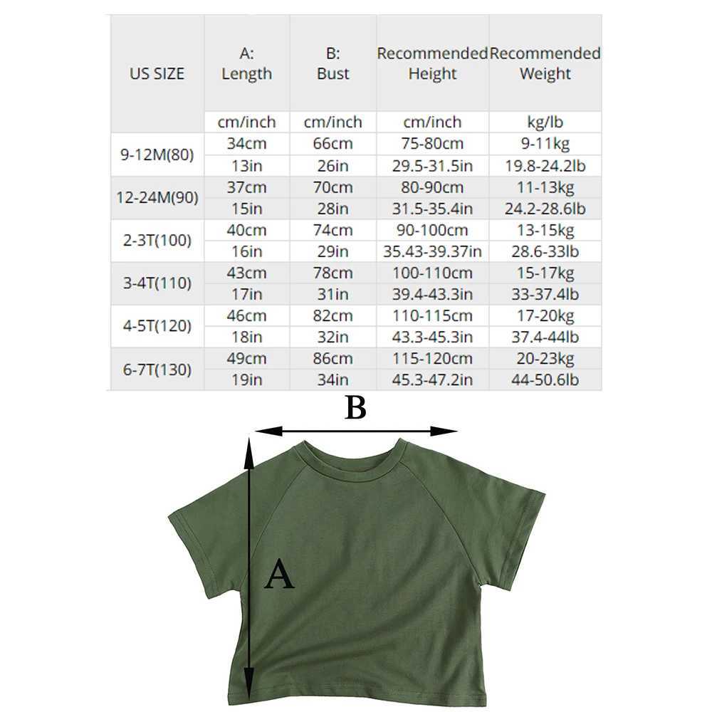 2025 Childrens Baby T-shirt Pure O-neck Short Cotton Summer Set Top Leisure Childrens T-shirt Korean Style ClothingT250320