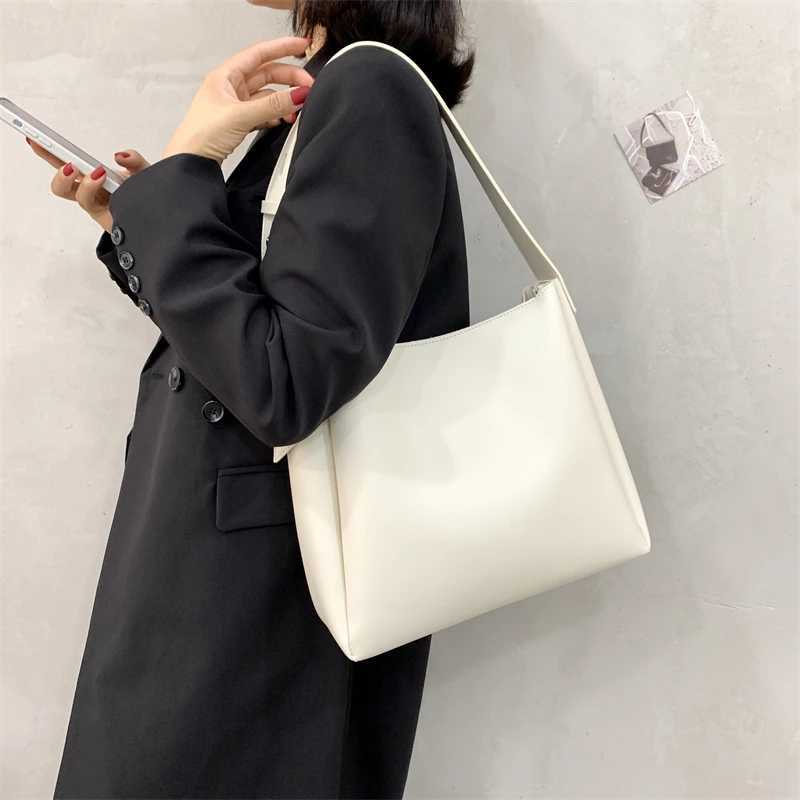 LEFTSIDE Fashion Leather For Women 2025 Tend Female Simple Large High Capacity Shoulder Side Bag Handbags And Purses Y250319
