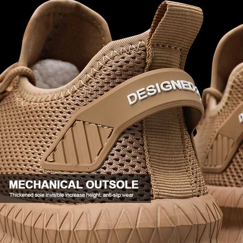Mens non slip casual sports shoes breathable outdoor jogging training hiking sports running outdoor womens knitted lace shoelacesW250320