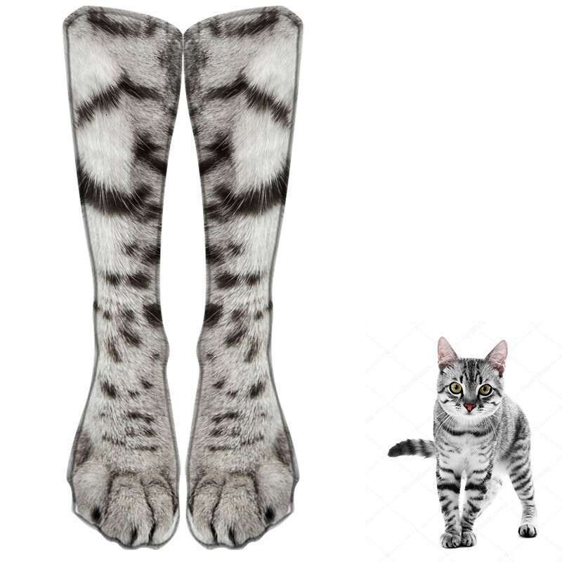 Simulation 3D For Cats, Dogs, Chickens, Claws, Leopard Print Animal Print, Funny Personality, And Fun Socks