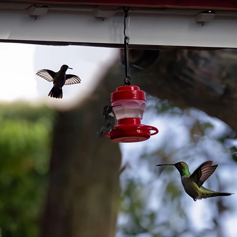 Bird feeder with 8 hanging feeding ports detachable hummingbird suitable for outdoor garden and courtyard bird feeders 250320