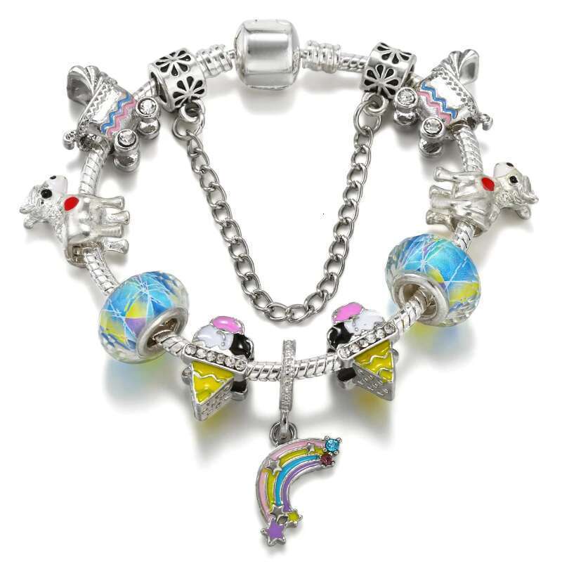 18 Styles Hot Sale Hollow Heart Beads Charm Bracelets With Boy Girls Pendant Bracelets For Women Men Girlfriend Jewelry