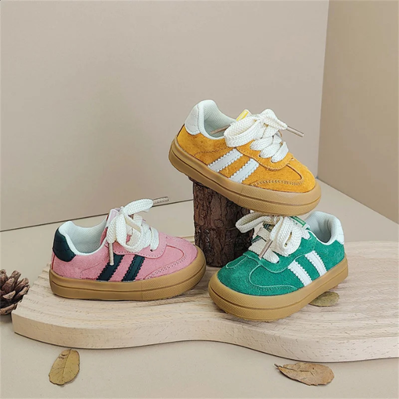 Spring Autumn Baby Shoes Leather Toddler Kids Sneakers Outdoor Boys Tennis Soft Sole Fashion little Girls Sneakers EU16-25 250319