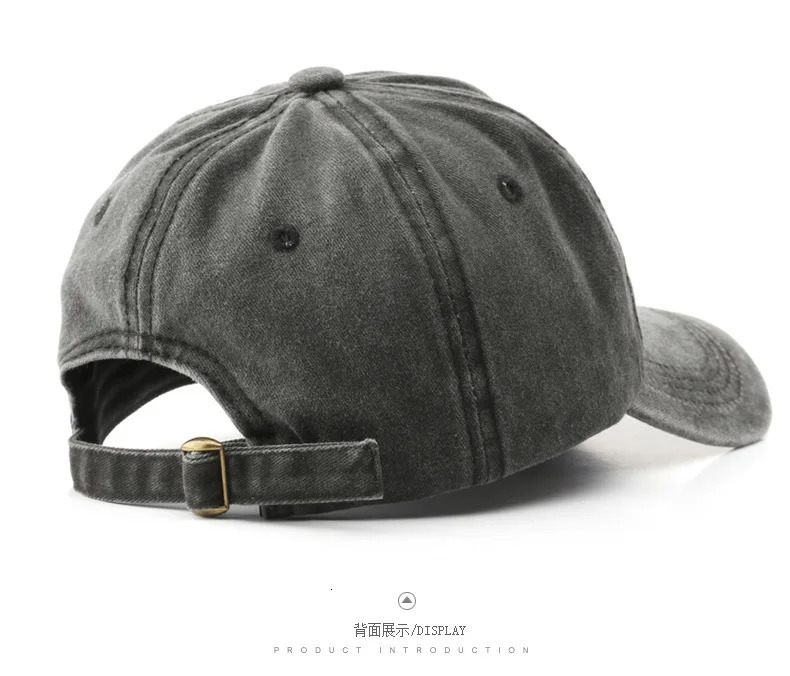 Brooklyn Embroidery Washed Spring Sun Men Baseball Hats Solid Caps For Women Autumn Outdoor Boy Girls Cap Fisherman Hat 250228