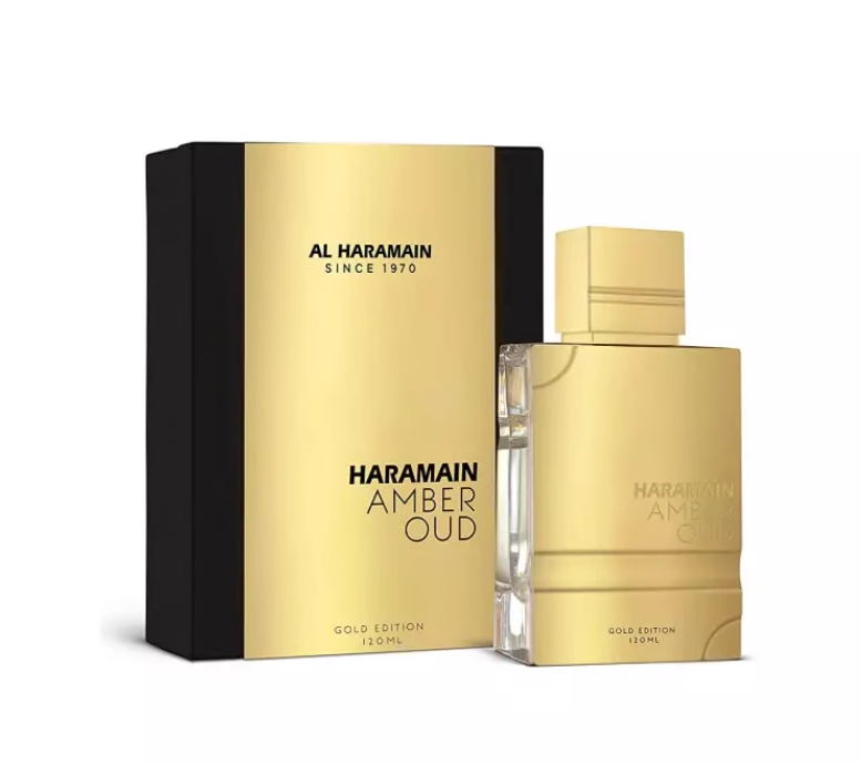 Exquisite Middle Eastern Inspired Amber Agarwood Cologne for Women & Men- Gold Edition Luxury Perfume