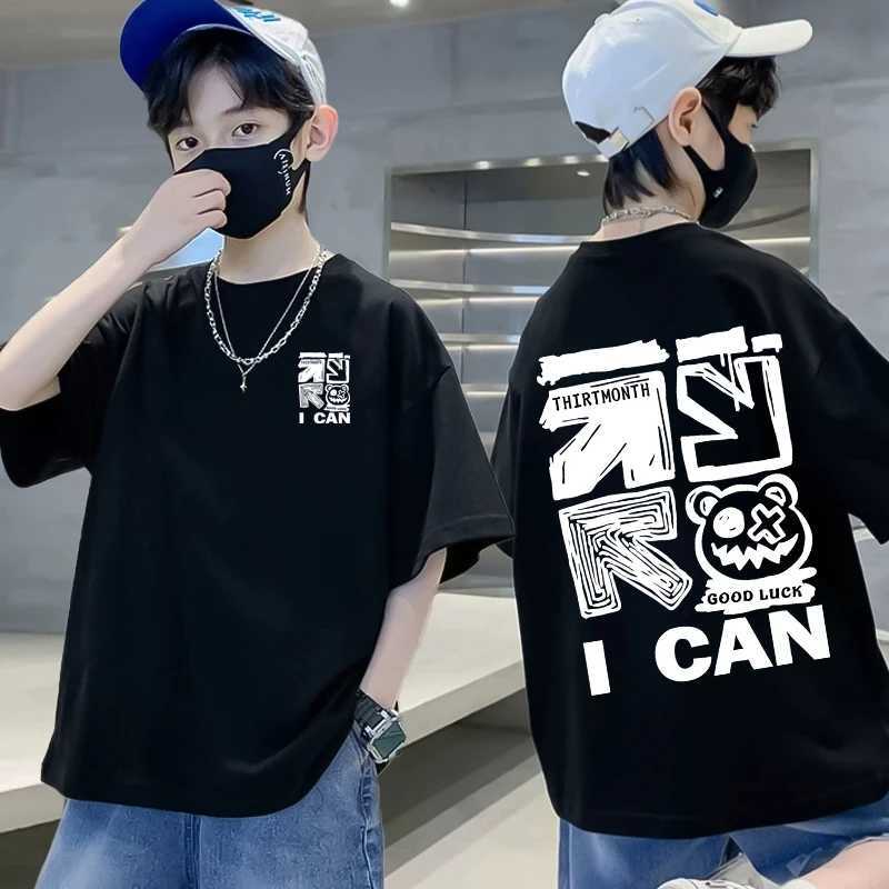 2024 Summer Childrens Clothing Boys and Girls Fashion American Style Cartoon Printed T-shirt 100% Cotton Childrens Short sleeved Top T-shirtT250320