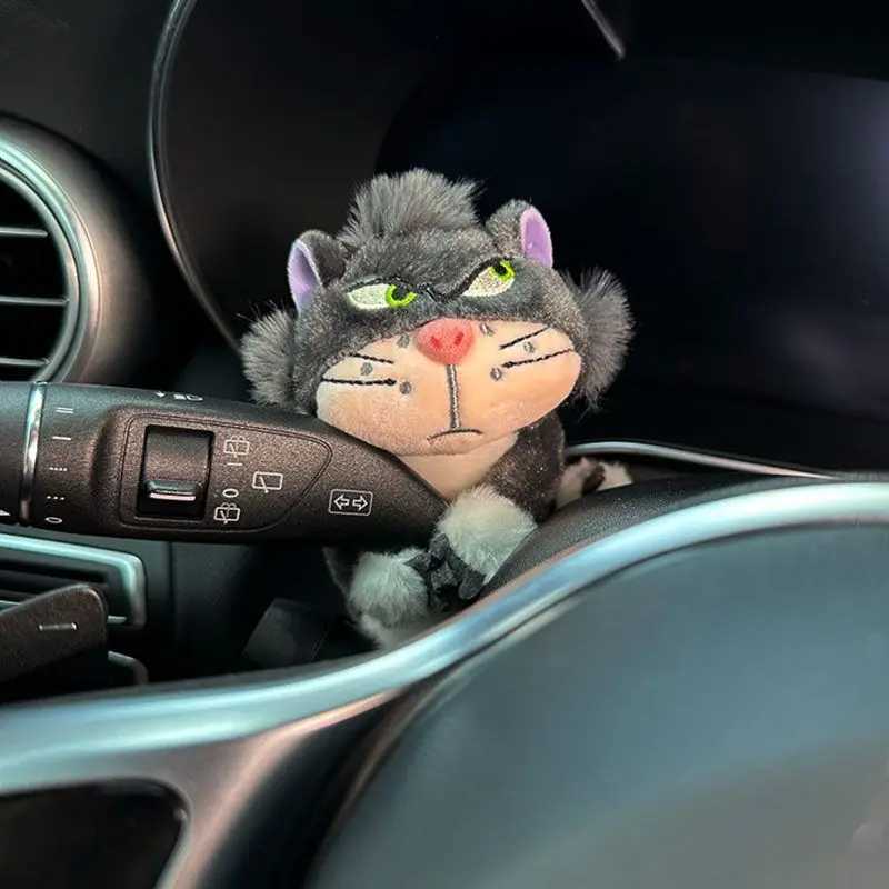 Kawaii Toys Lucifer Cat Plush Keychain for Women Bag Pendant Cute Plush Stuffed Toys Kids Backpack Children Birthday GiftXJ250928