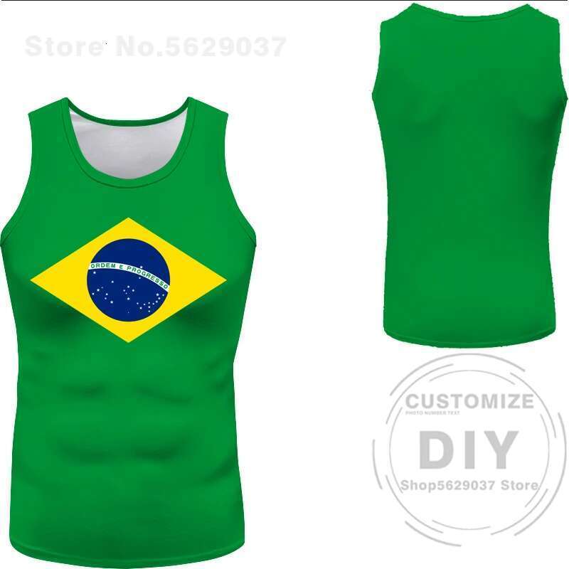 Brazilian women's sleeveless T-shirt, free personalized name, women's clothing