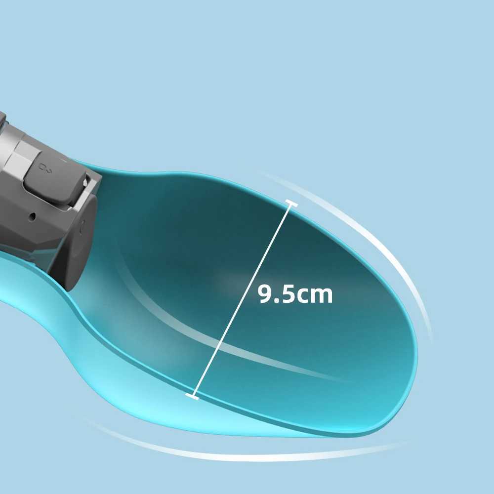 800ml Portable Dog Water Bottle For Big Dogs Pet Outdoor Travel Hiking Walking Foldable Drinking Bowl Golden Retriever Supplies Y250319