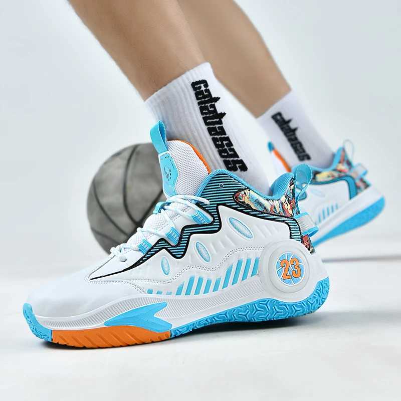 High quality mens basketball shoes womens brand design basketball sports shoes outdoor rubber anti slip sports training shoes mens shoesW250320
