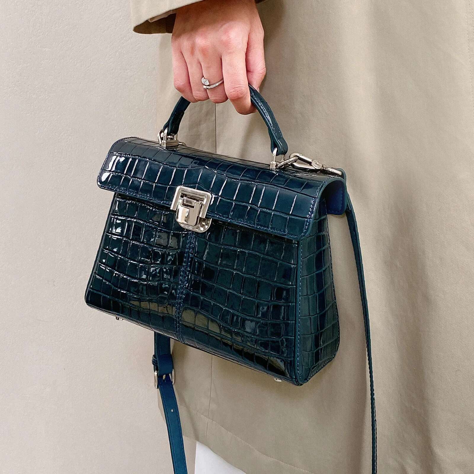 ITAMOOD Women Handbag With Adjustable Strap Leather One Shoulder Crossbody Bag Original Designer Brand Valentine Gift