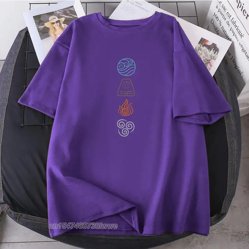 Printing 100 Cotton Casual Tops Tees Avatar The Woman Man TShirts Clothing Round Neck Shirts 250318