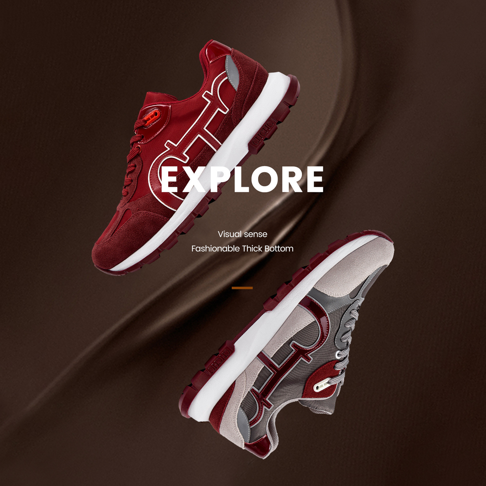 Designer CHCH Fashion Breathable Series Trendy New Sports And Leisure Running Shoes