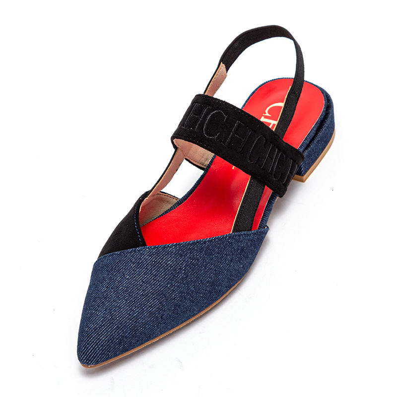 Designer CHCH French Low Heel Casual Grandma With One Strap Mary Jane Single For Daily Commuting Women Flat Shoes
