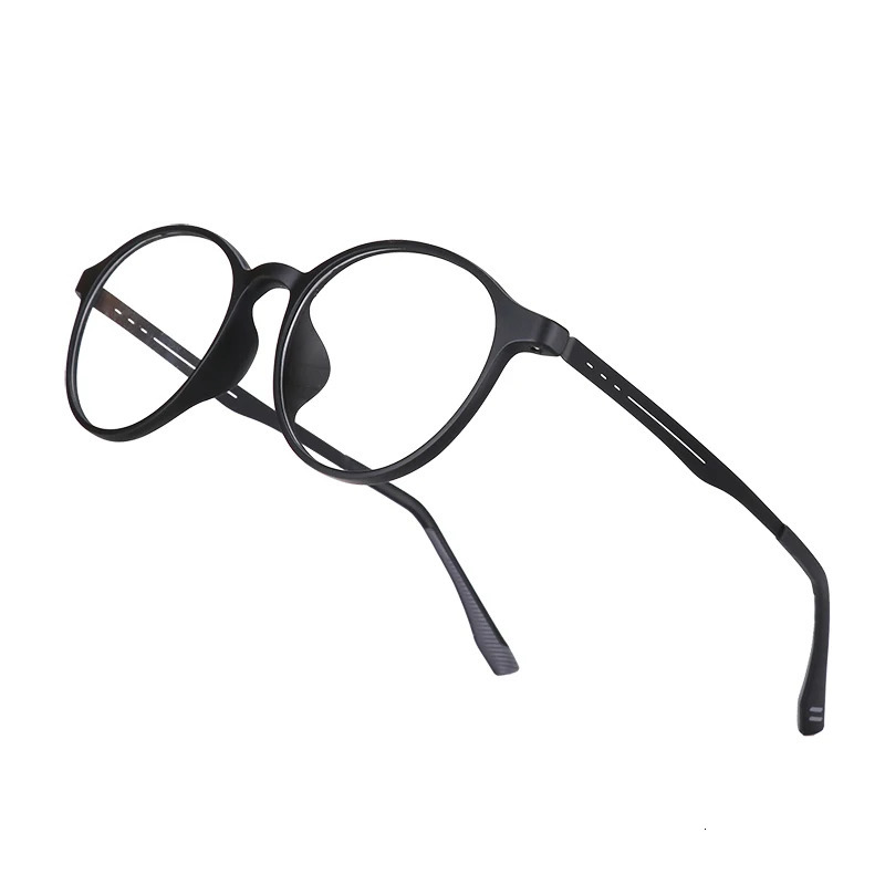 ultra light alloy TR90 Myopia retro round optical prescription glasses frame for men and women 250228