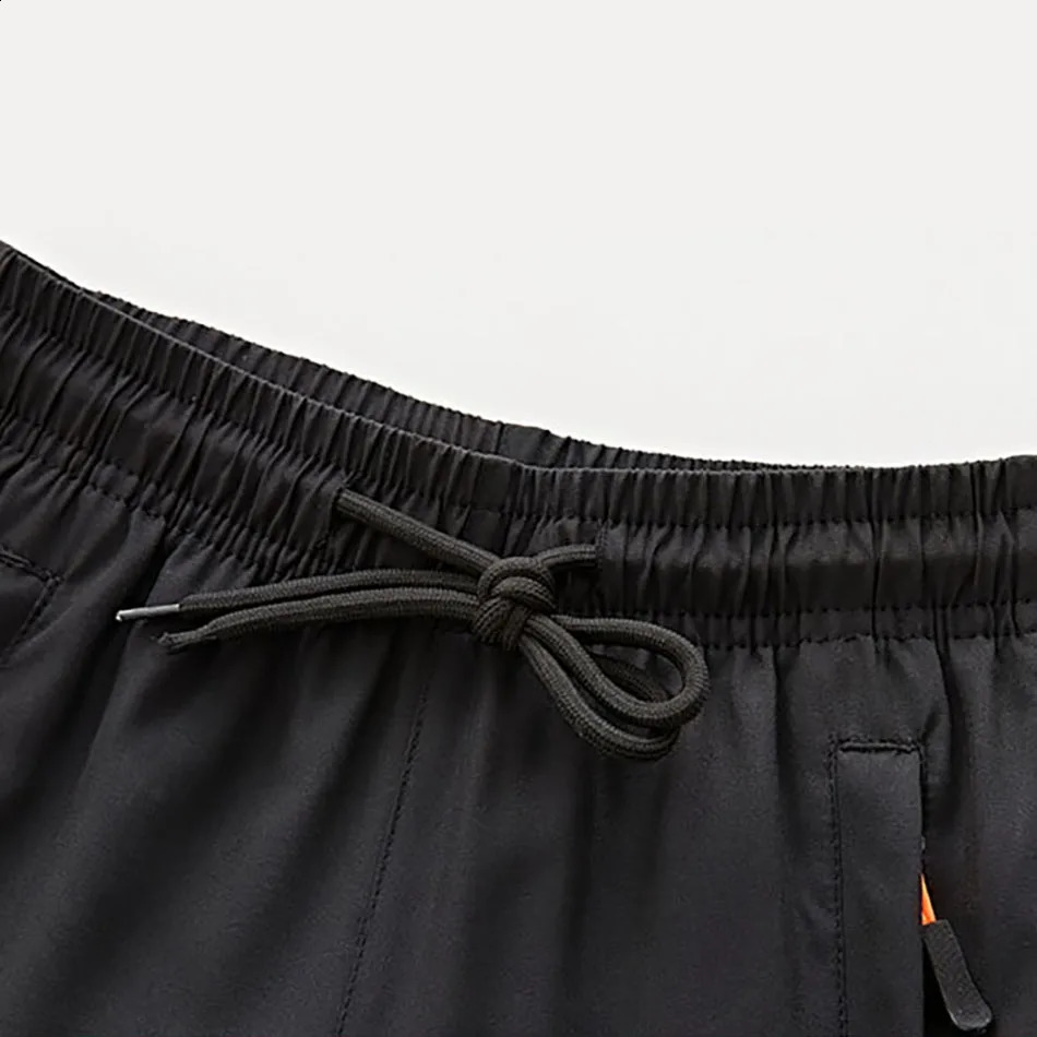 Children Boys Ice Silk Shorts Summer Thin High Elasticity Solid Mid Large Cool Comfortable Fashion Sports Casual Kids 250312
