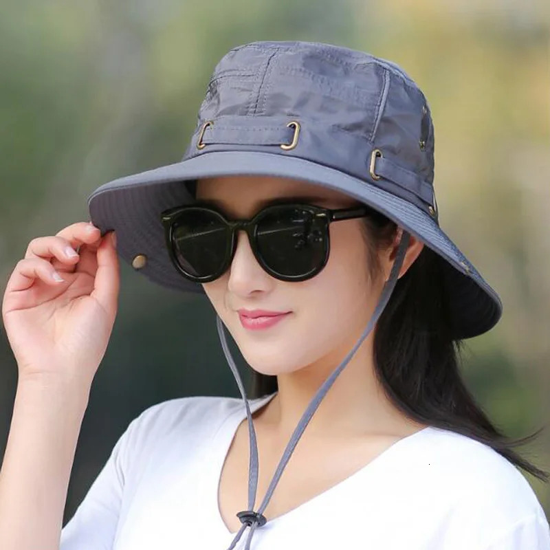 Large Brim Fisherman Hat Reversible Hawaii Korean Spring Summer Hat For Men Women Streetwear Panama Hat Bob Hiphop Buckets Cap 250320