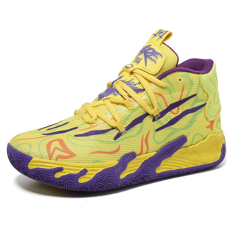 Men's and women's indoor and outdoor low-top junior students practical basketball shoes