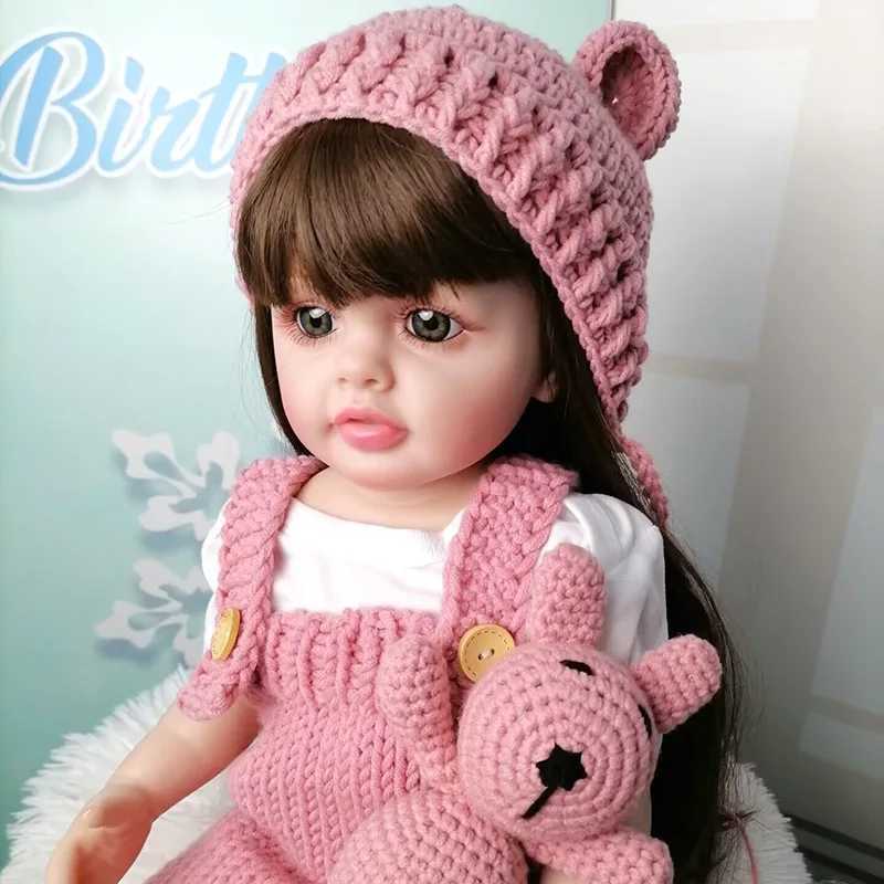 Beautiful Reborn Dolls Simulation Full Body Silicone Princess Girl Doll Bathable Sleeping Accompany Play House Toy Gift W250320