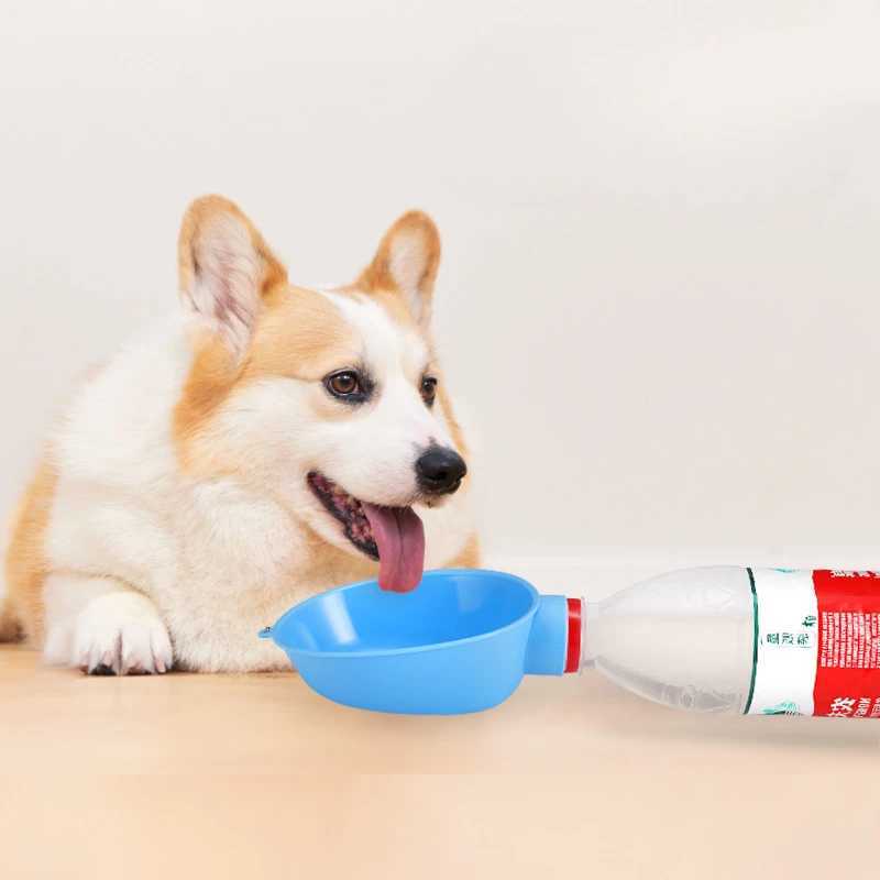 Dog Water Dispenser Portable Travel Pet Water Dispenser Leak proof Dog Bowl Food Cat Fountain Outdoor Walking Beverage Bottle Dog Feeder Y250319