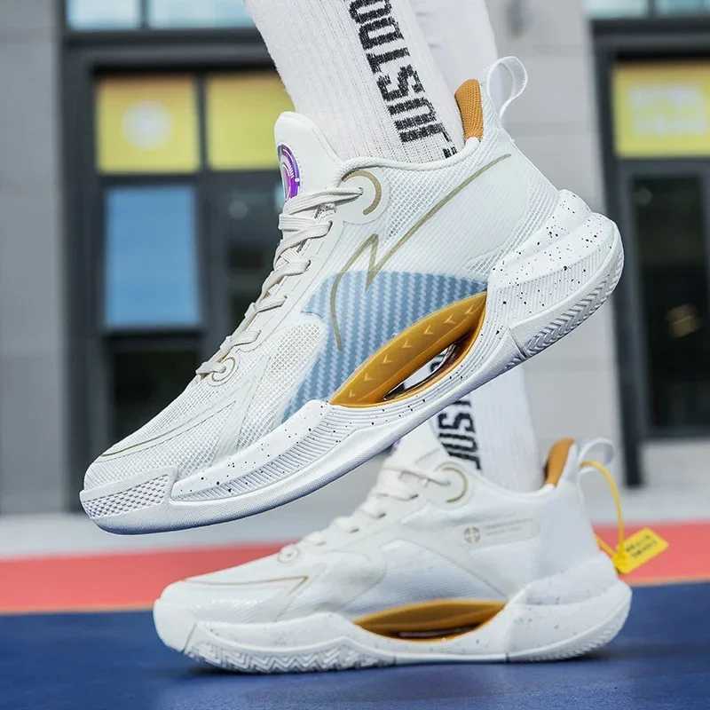 2024 Cool Basketball Shoes New Outdoor Fitness Sports Fashion Running Footwear Mens Comfortable Breathable Padded Non-SlipW250320